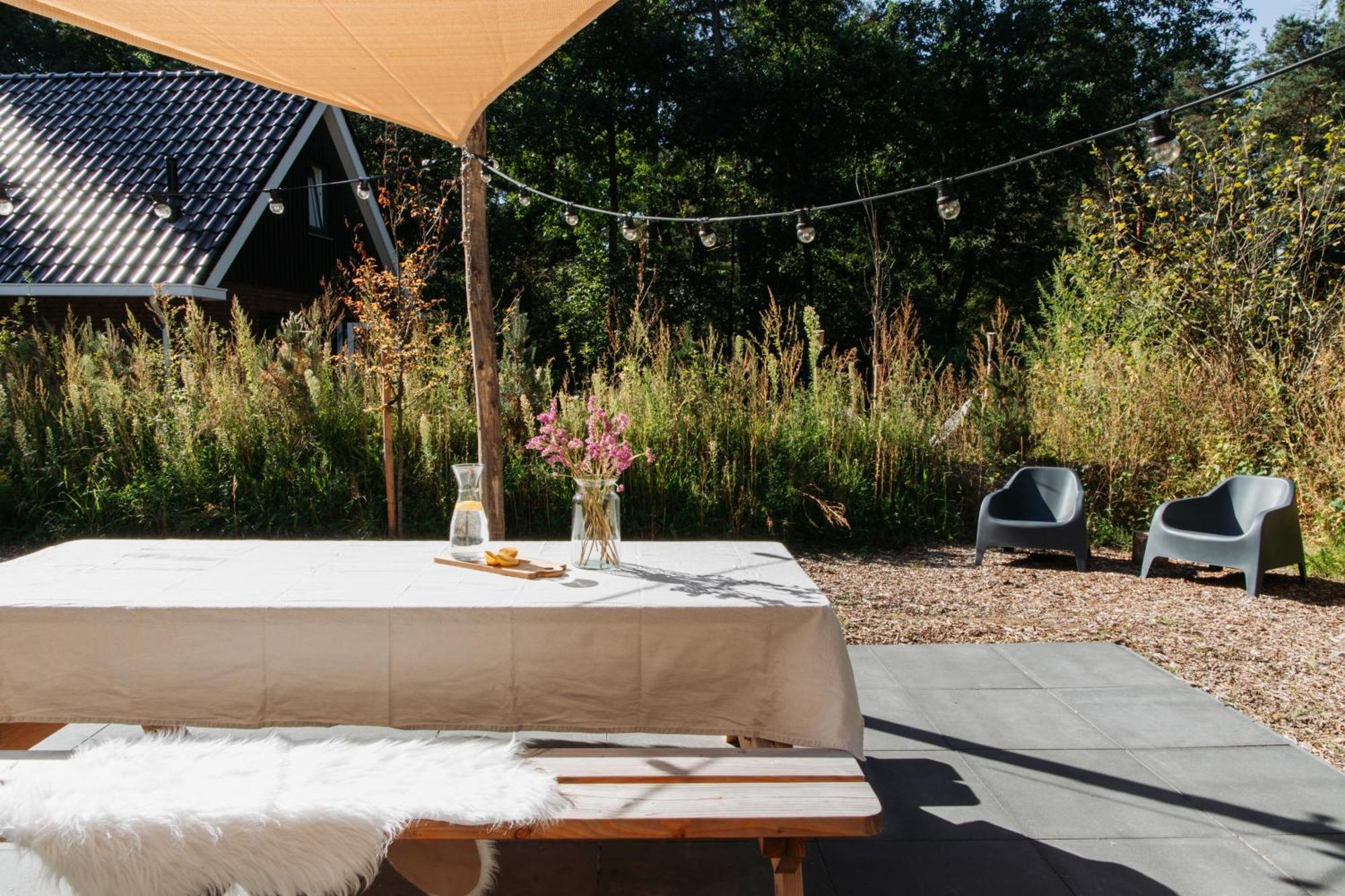 Foss Lodge - Luxe Boutique Boshuis Veluwe Nunspeet Exteriör bild